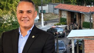 Coronel Marcus Vinicius Almeida é alvo da operação da PF. (Foto: Divulgação/Montagem: Diário Manauara)