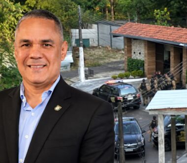 Coronel Marcus Vinicius Almeida é alvo da operação da PF. (Foto: Divulgação/Montagem: Diário Manauara)