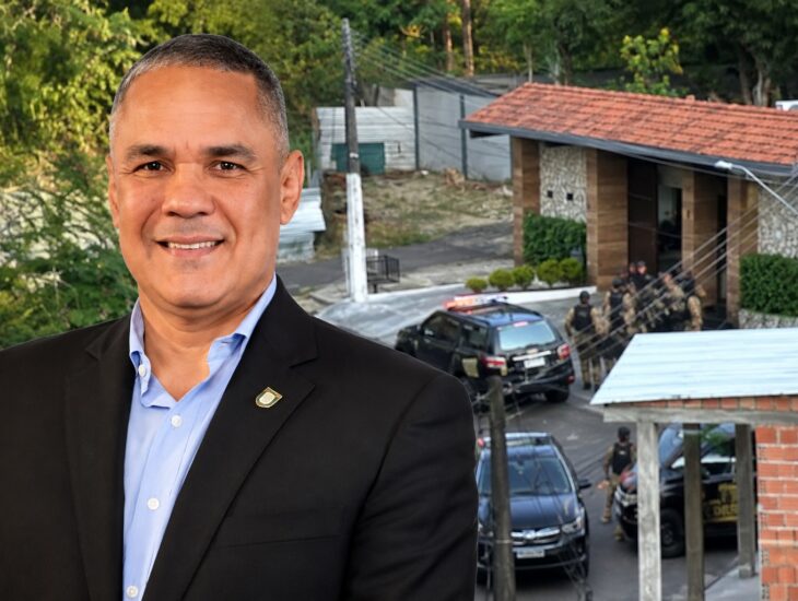 Coronel Marcus Vinicius Almeida é alvo da operação da PF. (Foto: Divulgação/Montagem: Diário Manauara)