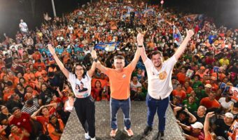 David Almeida encerra comício e apresenta propostas ao AM